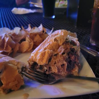 O'Brion's Pub & Grille - Philly cheese. Excuse the first bite.... - American Near Me - Mount Pleasant, South Carolina O'Brion's Pub & Grille - Philly cheese. Excuse the first bite.... - American Near Me - Mount Pleasant, South Carolina
