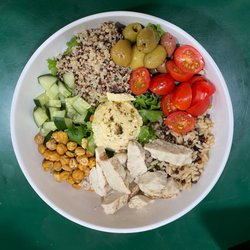Salad or Bust - Greek Buddha Bowl add Chicken