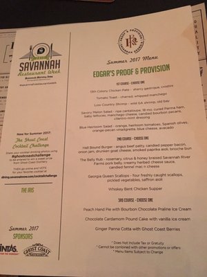 Menu photo 7 Edgar's Proof & Provision Savannah Savannah, GA