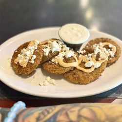 Aubrey's - Oak Ridge - Fried green heaven... added blue cheese on the side