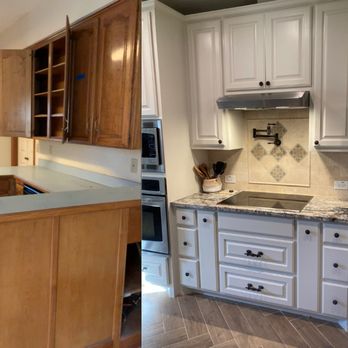 ASL Design - U-shaped dated kitchen gone! - Interior Design Near Me ASL Design - U-shaped dated kitchen gone! - Interior Design Near Me