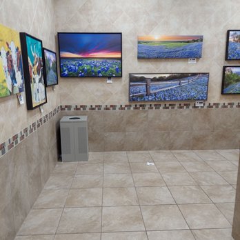 Buc-ee's - Artwork leading into the restroom - Gas Stations Near Me - Denton, Texas