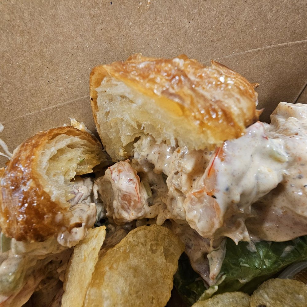 Canapés - Shrimp salad on croissant - Caterers Near Me - Frederick, Maryland