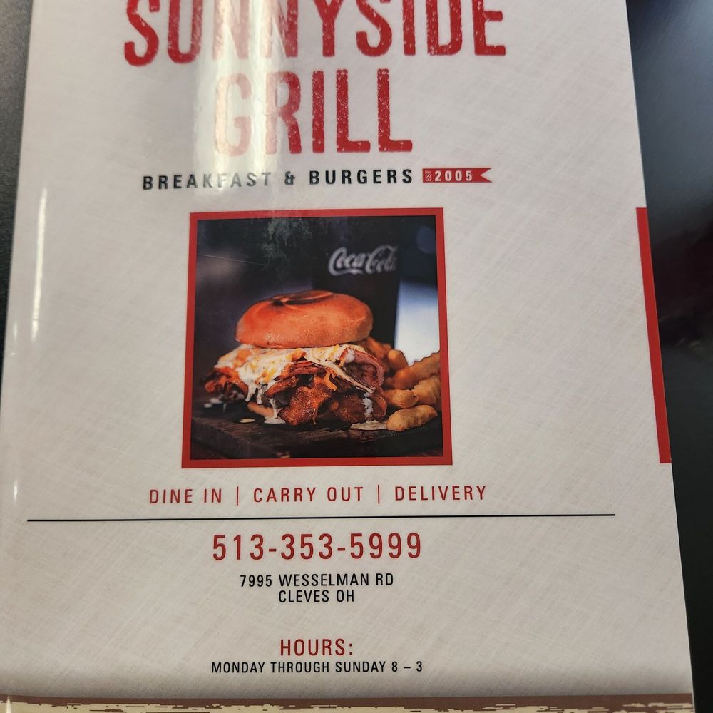Sunnyside Grill - Menu - American Near Me - Cleves, Ohio Sunnyside Grill - Menu - American Near Me - Cleves, Ohio