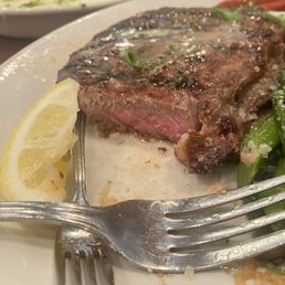 Aged Beef Ribeye* I asked for rare, this is medium well.