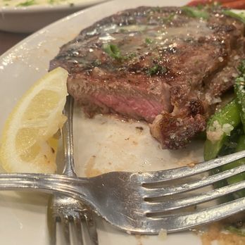 Pappadeaux Seafood Kitchen - Aged Beef Ribeye* I asked for rare, this is medium well. - Cajun/Creole Near Me - Austin, Texas