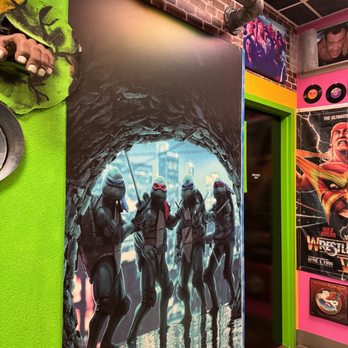 Up In Scoops - Ninja Turtles wall - Ice Cream & Frozen Yogurt Near Me - Las Vegas, Nevada Up In Scoops - Ninja Turtles wall - Ice Cream & Frozen Yogurt Near Me - Las Vegas, Nevada