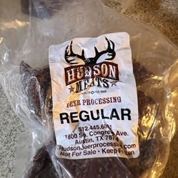 a bag of regular beef