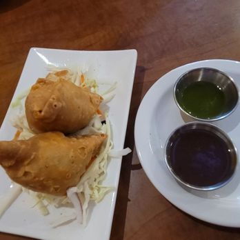 Gurung Kitchen - Samosa (2 Pcs) two sauces, 1 sweet and 1 spicy - Himalayan/Nepalese Near Me - San Francisco, California Gurung Kitchen - Samosa (2 Pcs) two sauces, 1 sweet and 1 spicy - Himalayan/Nepalese Near Me - San Francisco, California