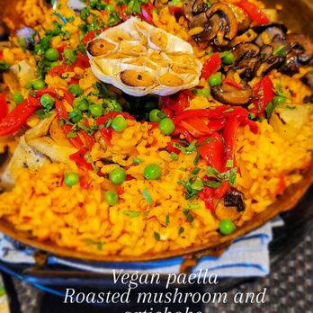 Bolero Restaurante - Roasted mushroom and artichoke paella - Tapas/Small Plates Near Me - Temecula, California Bolero Restaurante - Roasted mushroom and artichoke paella - Tapas/Small Plates Near Me - Temecula, California