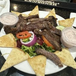 Big Ten Tavern - Greek Salad with Steak added