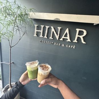 Hinar Dessert Bar & Cafe - Biscoff latte and matcha - Desserts Near Me - San Diego, California