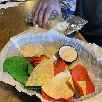 Buckin' Burrito - Queso and side of chips - Tex-Mex Near Me - Dalton, Georgia Buckin' Burrito - Queso and side of chips - Tex-Mex Near Me - Dalton, Georgia