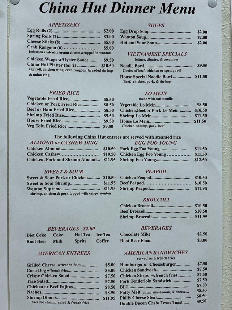 CHINA HUT Updated September 2024 11 Reviews 508 Chestnut St