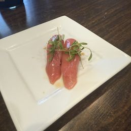 Toro Tartar Special Sushi with Truffle Salt a Wasabi Toro Tartar Special Sushi with Truffle Salt a Wasabi