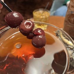 Lobby Bar - Manhattan cherries