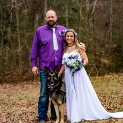 Edge Sewing Services - Wedding alterations for Sarah. Resizing of her dress from a size 14 to a 4, hemming, and handcrafted veil.