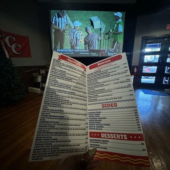 Scores - Menu - 2025 - Sports Bars Near Me - New Braunfels, Texas