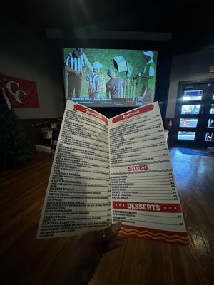 Menu photo 1 Scores New Braunfels, TX