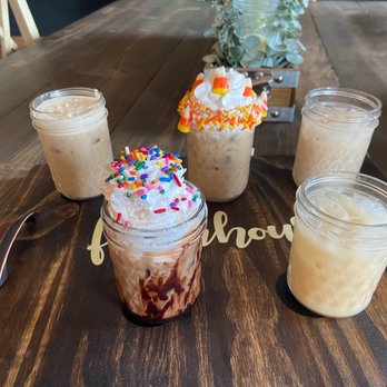 Vallery Farmhouse Bakery - The coffee flight - Donuts Near Me - London, Ohio Vallery Farmhouse Bakery - The coffee flight - Donuts Near Me - London, Ohio