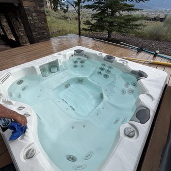 Mountain Spa Care Services - After cleaning the hot tub - Pool Cleaners Near Me - Heber City, Utah