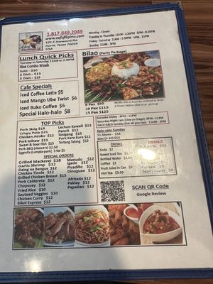 Menu photo 1 Cafe Filipino Hurst, TX