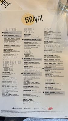Menu photo 1 Bravo! Italian Kitchen Lansing, MI Menu photo 1 Bravo! Italian Kitchen Lansing, MI