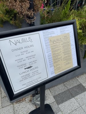 Menu photo 1 Nautilus Pier 4 Boston, MA Menu photo 1 Nautilus Pier 4 Boston, MA