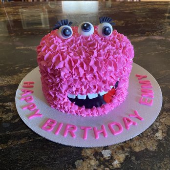 Kim's Kakes - Pink Monster Cake! - Cupcakes Near Me - Weatherford, Texas Kim's Kakes - Pink Monster Cake! - Cupcakes Near Me - Weatherford, Texas