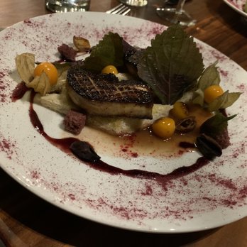 The Alden - Foie with goose berries and other deliciousness - New American Near Me - Chamblee, Georgia The Alden - Foie with goose berries and other deliciousness - New American Near Me - Chamblee, Georgia
