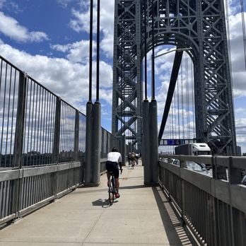 George Washington Bridge - Beware of cyclists. - Landmarks & Historical Buildings Near Me