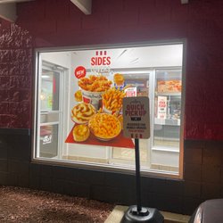 KFC - Signage on window at entrance