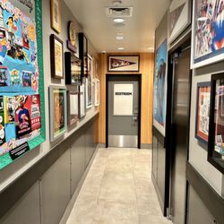 Hallway to bathroom