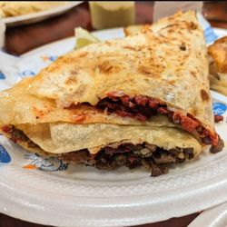 Trompo and bistec taco piratas