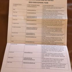Addams Junior High School - Photo of recent clubs this school year!