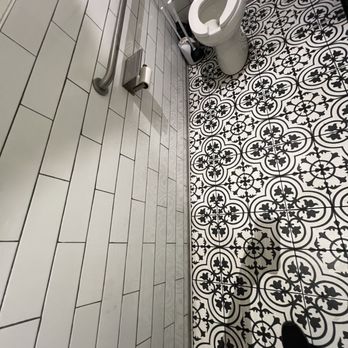 Pillow Talk Cafe Pasadena - Cute bathroom tiles - Coffee & Tea Near Me - Pasadena, California