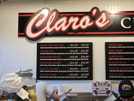 Menu photo 4 Claro's Italian Markets Corona, CA Menu photo 4 Claro's Italian Markets Corona, CA