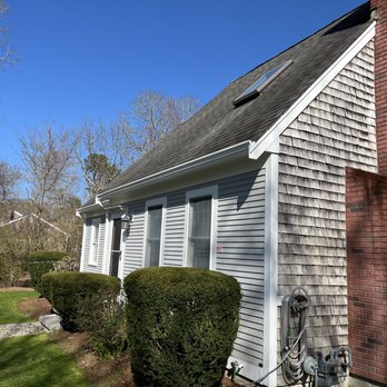 Cape Cod Gutter Monkeys - The front right corner gutter made our cellar leak during storms.  Great suggestion to move it to a new downspout location. No more water! - Gutter Services Near Me - Mashpee, Massachusetts