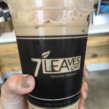 7 Leaves Cafe - Vietnamese ices coffee - asked for it less sweet - Coffee & Tea Near Me - Irvine, California