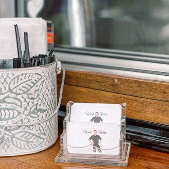 Biscuit Batch - a cup of coffee and business cards on a window sill - Food Trucks Near Me - Spotsylvania, Virginia Biscuit Batch - a cup of coffee and business cards on a window sill - Food Trucks Near Me - Spotsylvania, Virginia