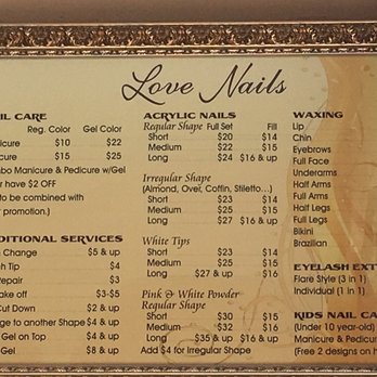 Love Nails - Updated prices! - Nail Technicians Near Me - Chino, California