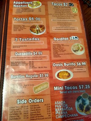 Menu photo 4 Taqueria El Oasis New Braunfels, TX Menu photo 4 Taqueria El Oasis New Braunfels, TX