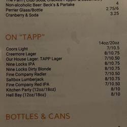 Osprey's Nest Public House - What's on draft?