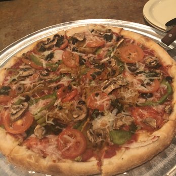 Moon River Pizza - Vegan veggie pizza with vegan sausage and pesto - Pizza Near Me - Jacksonville, Florida