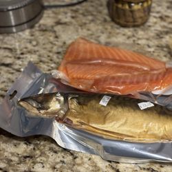 European Delights - Gourmet Foods - Cold smoked mackerel and smoked salmon belly