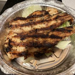 My burnt grill chicken! I always tell them don't overcook it. The meat is tough!! They should know that already. My burnt grill chicken! I always tell them don't overcook it. The meat is tough!! They should know that already.