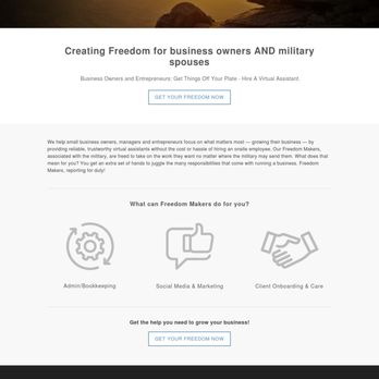 EnlightWorks - Recent Client: Freedom Makers https://www.freedom-makers.com/ - Web Design Near Me