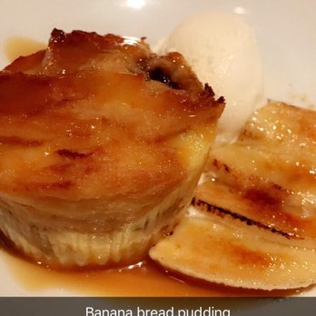Mediterra Restaurant - Banana bread pudding was too notch! Flambeed banana served on the side.. - Italian Near Me - Princeton, New Jersey