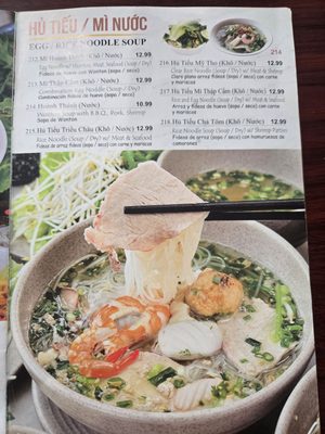 Menu photo 7 Tao Ngo Restaurant Houston, TX