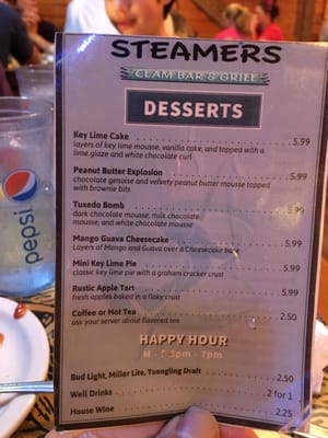 Menu photo 8 Steamers Clam Bar & Grill Cedar Key, FL Menu photo 8 Steamers Clam Bar & Grill Cedar Key, FL